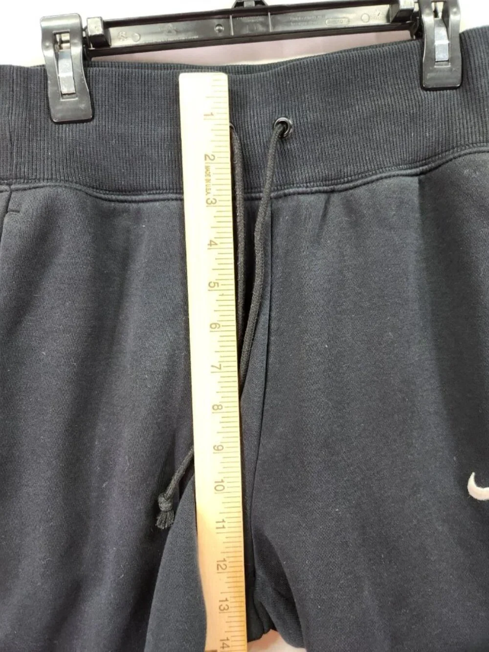 Nike Women Size Small Black Fleece Wide Leg Sweatpants High Rise Cozy Loungewear